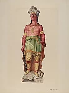 Cigar Store Indian by Robert W.R. Taylor