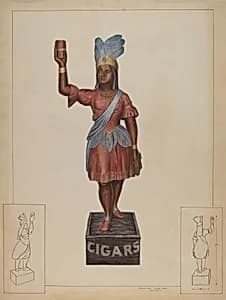 Cigar Store Indian by Edward L. Loper and Gordon Saltar