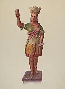Cigar Store Pocahontas by Lucille Lacoursiere