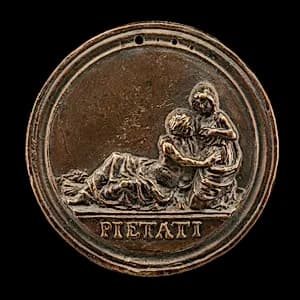 Cimon and Pero by Paduan 16th Century