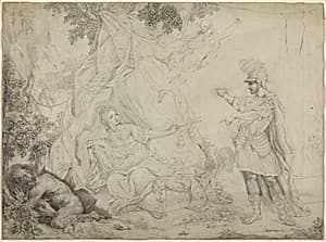Circe and Ulysses by French 19th Century