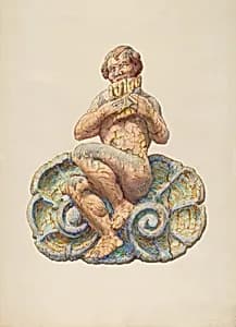 Circus Wagon Figure: Pan by Katharine Merrill