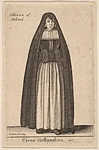 Cives Hollandica by Wenceslaus Hollar