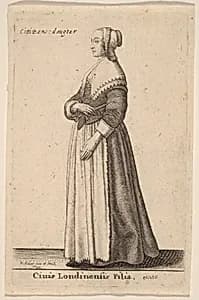 Civis Londinensis Filia by Wenceslaus Hollar