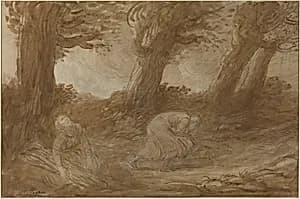Clap of Thunder [recto] by Alphonse Legros