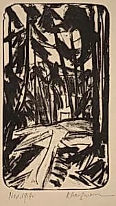 Clearing in the Woods by Raoul Hausmann