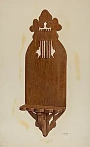 Clock Shelf by Isidore Danziger