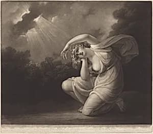 Clytie by Valentine Green after Maria Cosway