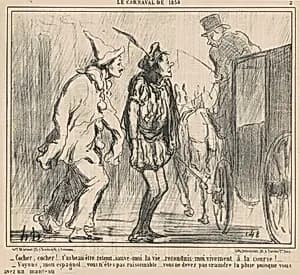 Cocher, Cocher! ... by Honoré Daumier