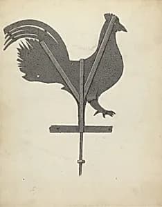 Cock Weather Vane by Joseph Stonefield