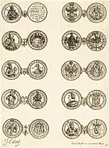 Coins [plate 4] by Jacques Callot