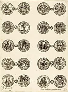 Coins [plate 7] by Jacques Callot