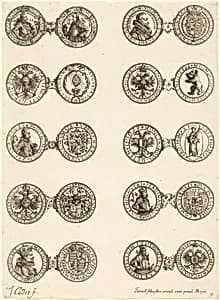 Coins [plate 9] by Jacques Callot