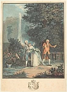 Colin-maillard by Louis Le Coeur after Nicolas Lavreince