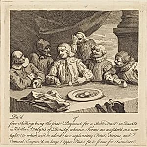 Columbus Breaking the Egg by William Hogarth