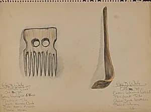 Comb and Back Scratcher by George B. Wally
