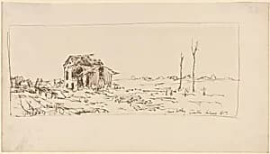 Combles by James McBey