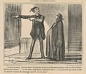 Comment, madame ... J'ai l'imprudence ... by Honoré Daumier
