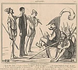 Commission des bastonnades by Honoré Daumier