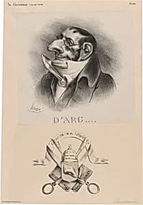 Comte d'Argout by Honoré Daumier