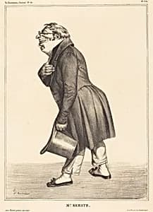 Comte de Kératry by Honoré Daumier