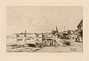 À Concarneau (Finistère) by Maxime Lalanne