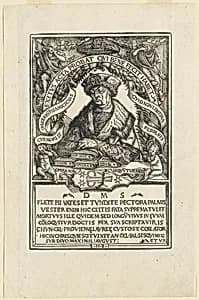Conrad Celtis by Hans Burgkmair I
