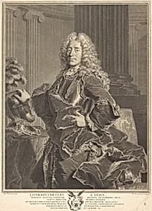 Conradus Detleu von Dehn by François Chereau I after Hyacinthe Rigaud