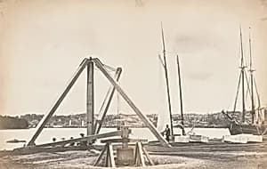Construction of Washington Aqueduct by John Wood