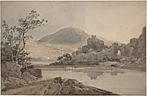 Conwy Castle, North Wales by Thomas Girtin