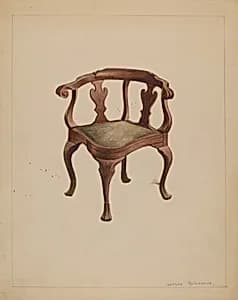 Corner Chair by Lorenz Rothkranz