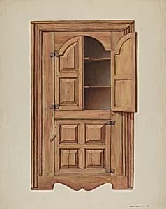 Corner Cupboard by Leslie Macklem