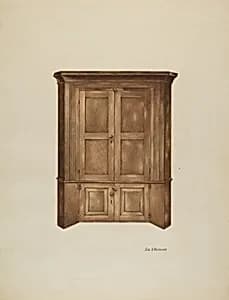 Corner Cupboard by George V. Vezolles