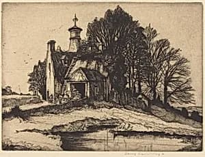 Cotswold Hop Kilns by Henry Rushbury