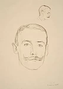 Count Kessler by Edvard Munch
