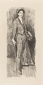 Portrait of Beatrice Godwin Whistler after James McNeill Whislter
