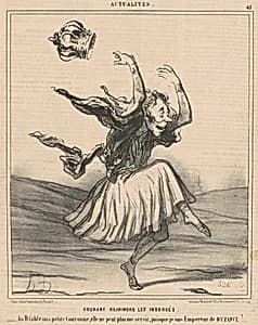 Courant rejoindre les insurgés by Honoré Daumier