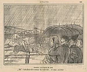 Courses nautiques de 1856 by Honoré Daumier
