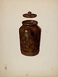 Covered Jar by John Collins