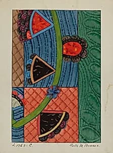 Coverlet (Applique Quilt) by Ruth M. Barnes