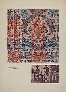 Coverlet: Boston Town by Byron Dingman