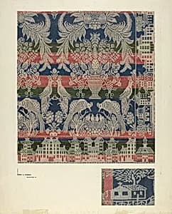 Coverlet, "Boston Town" by Byron Dingman
