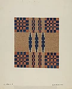 Coverlet Detail by Ruth M. Barnes