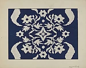 Coverlet Section by Margaret Linsley