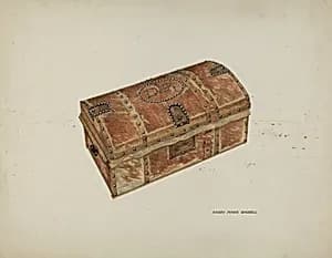 Cowhide Trunk by Harry Mann Waddell