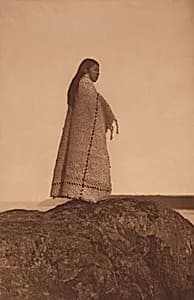 Cowichan Girl by Edward Sheriff Curtis