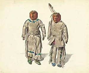 Cree Indian Dolls