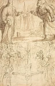 Crucifixion of Saint Peter by Giulio Cesare Procaccini