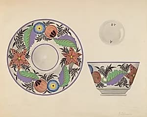 Cup and Saucer by Erwin Schwabe