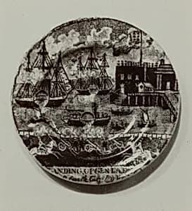 Cup Plate - "Castle Garden" by Helmut Hiatt